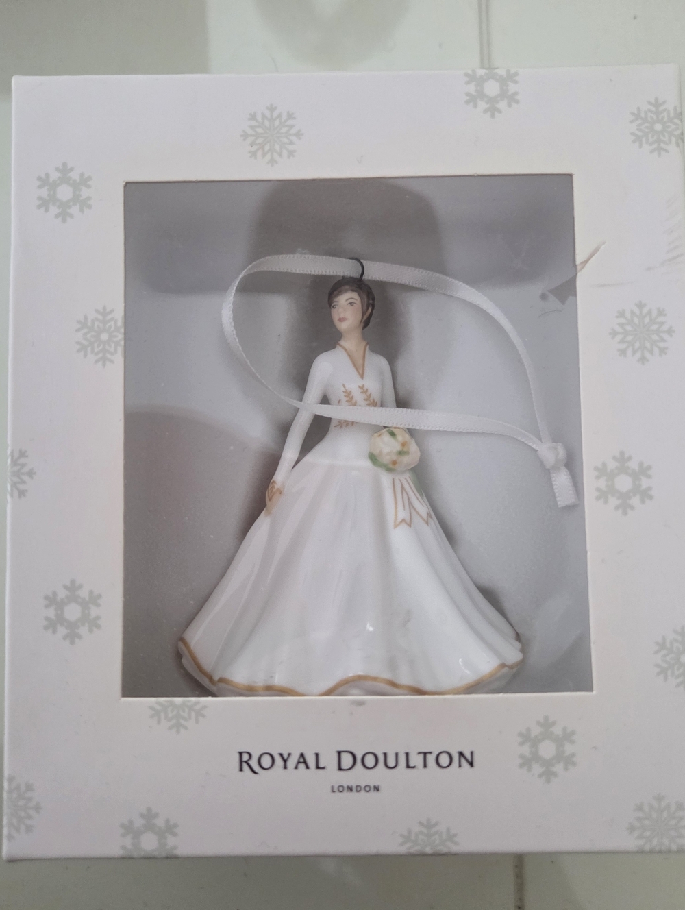 Royal Doulton Wedding Ornament, New In Box